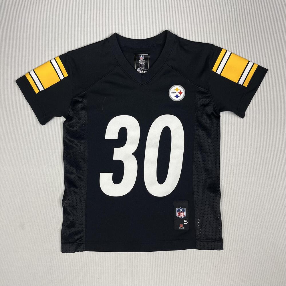 Pittsburgh Steelers Jersey Boys Small Black Football Conner 30 NFL Team Apparel